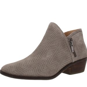 New womens lucky brand fhauna titanium booties size 6.5 6 1/2 shoes